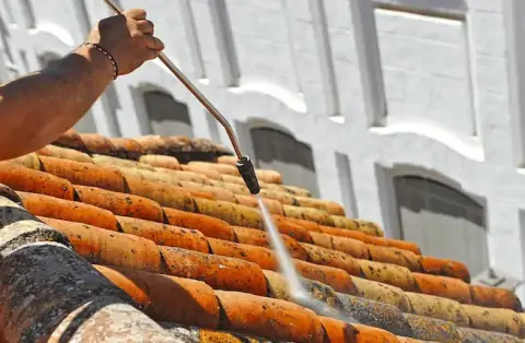 Nettoyage de toitures - Pouru-Saint-Remy